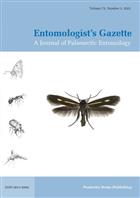 Entomologist's Gazette Vol. 72 Part  3 (2021)