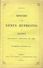 Catalogue of the Species contained in the Genus Buprestis of Linneus, previous to its subdivision by Eschscholtz in 1829, referring each to its present Genus