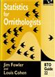 Statistics for Ornithologists