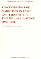 Concentrations of Major Ions in Lakes and Tarns of the English Lake District (1953-1978)
