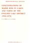 Concentrations of Major Ions in Lakes and Tarns of the English Lake District (1953-1978)