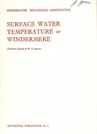 Surface Water Temperature of Windermere: Monthly and Yearly Totals of Degree-days Centigrade and Monthly Mean temperatures, 1933 to 1975