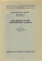 Leaf Beetles of Ohio (Chrysomelidae: Coleoptera)