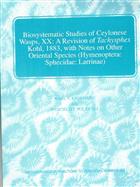 Biosystematic Studies of Ceylonese Wasps, XX: a revision of Tachysphex Kohl, 1883, with notes on other Oriental species (Hymenoptera: Sphecidae: Larrinae)