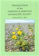 Transactions of the Norfolk & Norwich Naturalists' Society Vol. 40, Part 1
