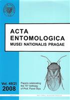 Papers Celebrating the 75th Birthday of Prof. Pavel Štys (Acta Entomologica Musei Nationalis Pragae, Vol. 48(2))
