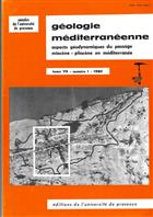 Les Aspects geodynamiques du passage miocene - pliocene en mediterrannee