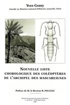 Nouvelle liste chorologique des coléoptères de l'archipel des Mascareignes