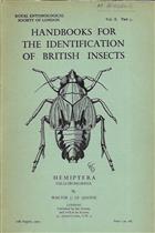 Hemiptera Fulgoromorpha (Handbooks for the Identification of British Insects 2/3)
