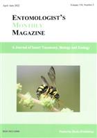 Entomologist's Monthly Magazine Vol. 158 Issue 2 (2022)