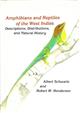 Amphibians and Reptiles of the West Indies: Descriptions, Distributions, and Natural History