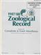 Zoological Record: Conodonta & Fossil Miscellanea 1988-1999. Vols. 118-135 Section 6C