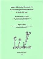 Indices of Ecological Continuity for Woodland Epiphytic Lichen Habitats in the British Isles