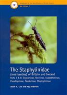The Staphylinidae (rove beetles) of Britain and Ireland. Parts 7 & 8:  Oxyporinae, Steninae, Euaesthetinae, Pseudopsinae, Paederinae, Staphylininae  (Handbooks for the Identification of British Insects 12/7)
