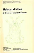 Halacarid Mites (Arachnida: Acari) (Synopses of the British Fauna 36)