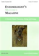 Entomologist's Monthly Magazine Vol. 158 Part 4 (2022)
