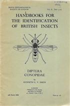 Diptera Conopidae (Handbooks for the Identification of British Insects 10/3a)