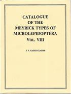 Catalogue of the Type Specimens of Microlepidoptera in the British Museum (Natural History) described by Edward Meyrick. Vol. VIII: Tineidae, Olethreutidae, Adelidae,  Elachistidae, Incurvariidae, Hyponomeutidae