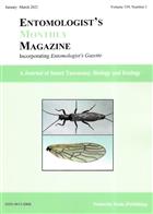 Entomologist's Monthly Magazine Vol. 159 Part 1 (2023)