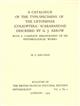 A Catalogue of the Cetoniinae (Coleoptera: Scarabaeidae) described by G.J. Arrow with a complete bibliography of his entomological works