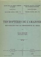 Trichopteres de l'Amazonie