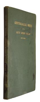 Ornithological Notes from a South London Suburb 1874-1909