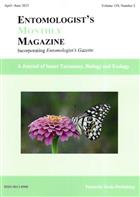 Entomologist's Monthly Magazine Vol. 159 Part 2 (2023)