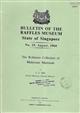 The Robinson Collection of Malaysian Mammals