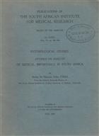 Entomological Studies. Studies on Insects of Medical Importance in South Africa. Pts. 1-4