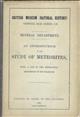 Introduction to the Study of Meteorites, with a list of the meteorites represented in the collection