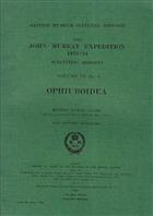 Ophiuroidea. The John Murray Expedition 1933-34 Scientific Reports Vol. VI, No. 2