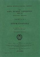 Stomatopoda. The John Murray Expedition 1933-34 Scientific Reports Vol. 6, No. 3