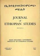 Journal of Ethiopian Studies Vol. 12 (2)