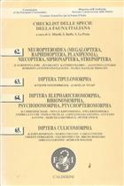 Checklist delle Specie della Fauna Italiana 62-65. Diptera