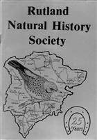 Rutland Natural History Society 1965-1990