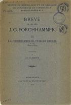 Breve til og fra J.G. Forchhammer III: J.G. Forchhammer og Charles Darwin 1849-1850
