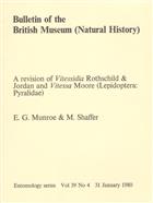 A Revision of Vitessidia  Rothschild and Jordan and Vitessa Moore  (Lepidoptera: Pyralidae)