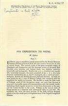 1954 Expedition to Nepal