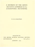 A Revision of the Genus Silvanus Latreille (s.l.) (Coleoptera: Silvanidae)