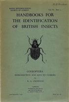 Coleoptera. Introduction and Key to Families (Handbooks for the Identification of British Insects 4/1)