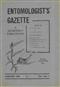 Entomologist's Gazette. Vol. 1, Part 1 (1950)