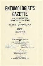 Entomologist's Gazette. Vol. 2(1951), Title page