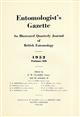 Entomologist's Gazette. Vol. 3 (1952), Title page and Index