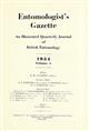 Entomologist's Gazette. Vol. 5 (1954), Title page and Index