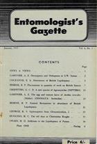 Entomologist's Gazette. Vol. 6, Part 1 (1955)
