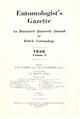 Entomologist's Gazette. Vol. 7 (1956), Title page