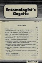 Entomologist's Gazette. Vol. 10, Part 1 (1959)