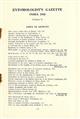 Entomologist's Gazette. Vol. 9 (1958), Index