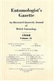 Entomologist's Gazette. Vol. 11 (1960), Title page