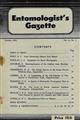 Entomologist's Gazette. Vol. 12, Part 1 (1961)